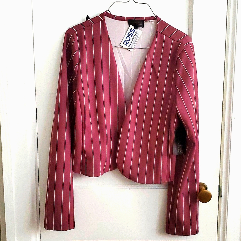 L Mosaic & Co Purple Blazer